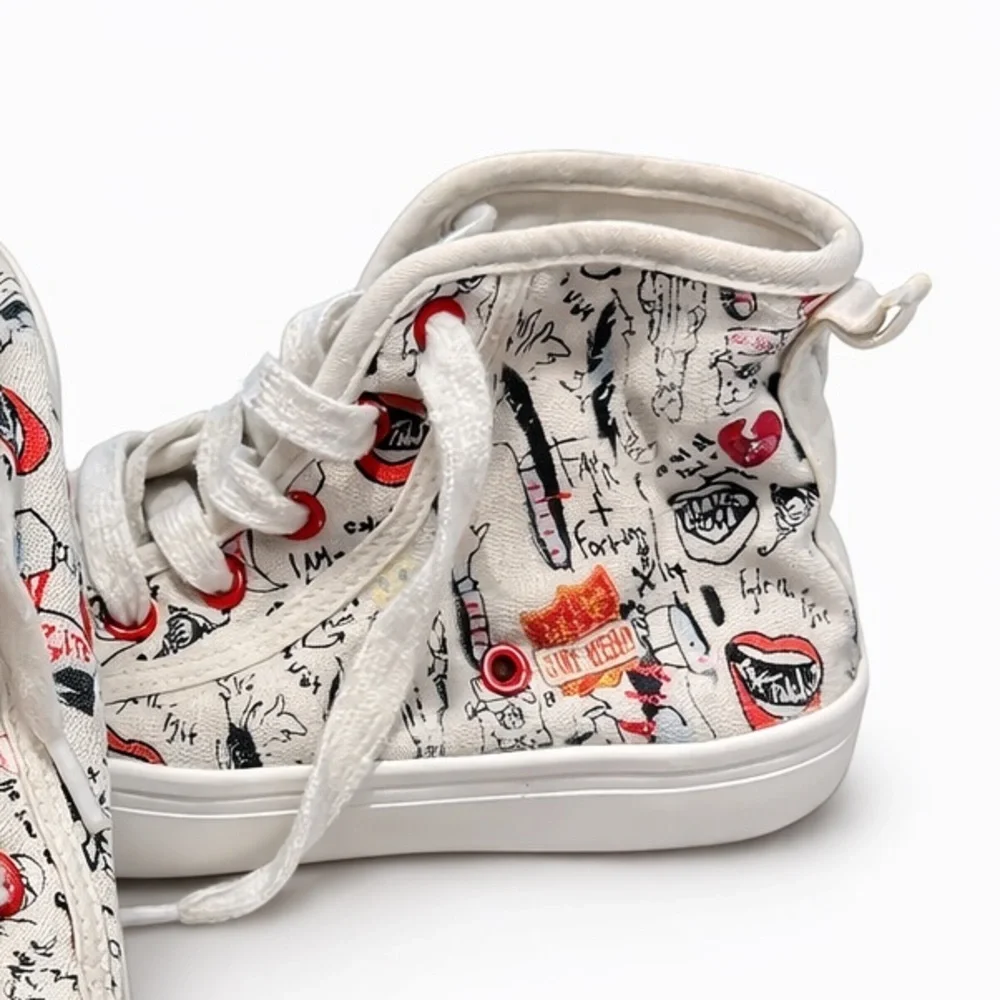 ☀️Disney Kids High-Top Sneakers with Fun Print- size 1